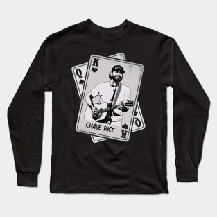 Retro Chase Rice Card Style Long Sleeve T-Shirt